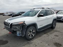 Jeep salvage cars for sale: 2015 Jeep Cherokee Trailhawk