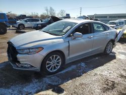 Salvage cars for sale at Chicago Heights, IL auction: 2017 Ford Fusion SE