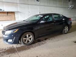 Salvage cars for sale at Portland, MI auction: 2015 KIA Optima LX