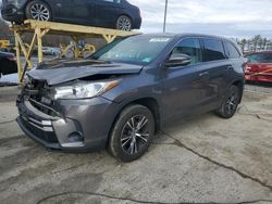 Salvage cars for sale at Windsor, NJ auction: 2018 Toyota Highlander LE