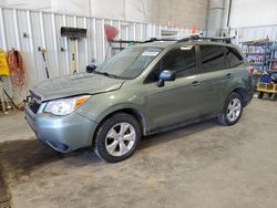 Salvage cars for sale at Mcfarland, WI auction: 2015 Subaru Forester 2.5I