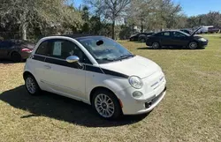 Fiat 500 salvage cars for sale: 2012 Fiat 500 Lounge