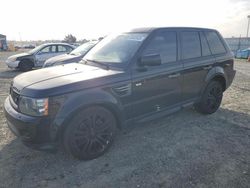 Salvage cars for sale at Antelope, CA auction: 2010 Land Rover Range Rover Sport LUX