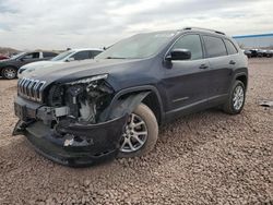 Salvage cars for sale at Phoenix, AZ auction: 2016 Jeep Cherokee Latitude