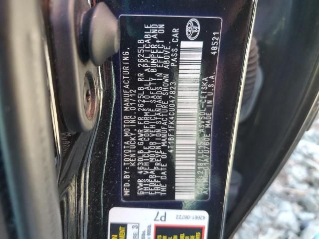 2012 Toyota Camry Base