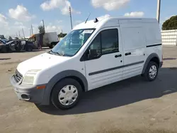 Salvage cars for sale at Miami, FL auction: 2012 Ford Transit Connect XL