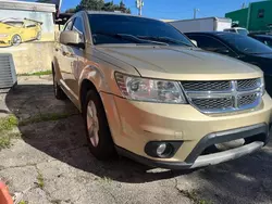 Salvage cars for sale at Miami, FL auction: 2011 Dodge Journey Mainstreet