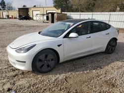 Salvage cars for sale at Knightdale, NC auction: 2021 Tesla Model 3