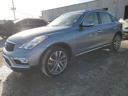 Salvage cars for sale at Jacksonville, FL auction: 2017 Infiniti QX50