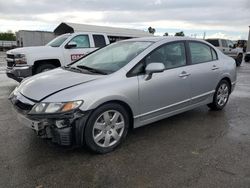 Salvage cars for sale at Fresno, CA auction: 2009 Honda Civic LX