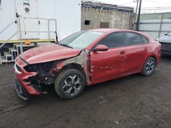 Salvage cars for sale at New Britain, CT auction: 2019 KIA Forte FE