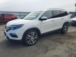 Salvage cars for sale at Fredericksburg, VA auction: 2018 Honda Pilot Elite