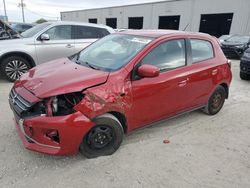 Salvage cars for sale at Jacksonville, FL auction: 2021 Mitsubishi Mirage ES