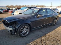 Salvage cars for sale at Pennsburg, PA auction: 2014 Mercedes-Benz C 300 4matic