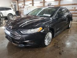 Salvage cars for sale at Pekin, IL auction: 2013 Ford Fusion SE Hybrid