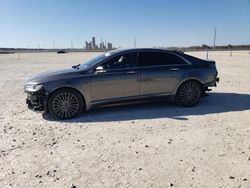 Salvage cars for sale at New Braunfels, TX auction: 2017 Lincoln MKZ Hybrid Reserve