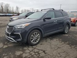 Salvage cars for sale at Portland, OR auction: 2018 Hyundai Santa FE SE