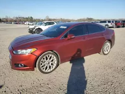 Salvage cars for sale at Lumberton, NC auction: 2014 Ford Fusion Titanium