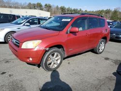 Salvage cars for sale at Exeter, RI auction: 2008 Toyota Rav4 Limited