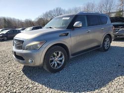 Salvage cars for sale at North Billerica, MA auction: 2012 Infiniti QX56