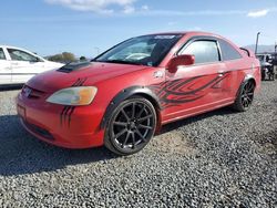 Salvage cars for sale at San Diego, CA auction: 2001 Honda Civic SI