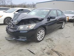 Salvage cars for sale at Spartanburg, SC auction: 2013 Honda Accord EXL