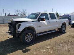 Salvage trucks for sale at Lansing, MI auction: 2012 Ford F350 Super Duty