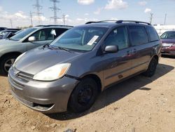Salvage cars for sale at Dyer, IN auction: 2004 Toyota Sienna CE