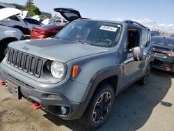 Jeep Renegade Trailhawk salvage cars for sale: 2015 Jeep Renegade Trailhawk