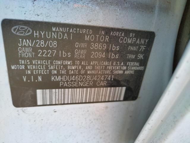 2008 Hyundai Elantra GLS