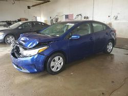 Salvage cars for sale from Copart Portland, MI: 2018 KIA Forte LX