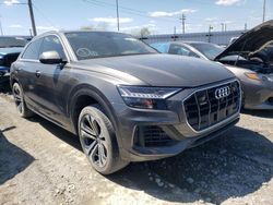 Salvage cars for sale at Cahokia Heights, IL auction: 2020 Audi Q8 Prestige