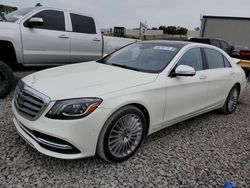 Mercedes-Benz s-Class salvage cars for sale: 2018 Mercedes-Benz S 560 4matic
