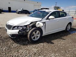 Salvage cars for sale from Copart Farr West, UT: 2015 KIA Optima LX