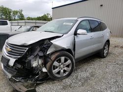 Salvage cars for sale at Spartanburg, SC auction: 2017 Chevrolet Traverse LT