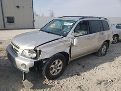 Salvage cars for sale from Copart Milwaukee, WI: 2005 Toyota Highlander Limited
