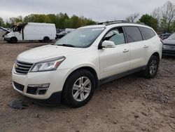 Salvage cars for sale at Pennsburg, PA auction: 2014 Chevrolet Traverse LT