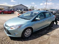 Salvage cars for sale at Dyer, IN auction: 2012 Ford Focus SE