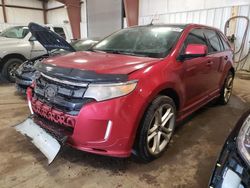 Salvage cars for sale at Lansing, MI auction: 2011 Ford Edge Sport