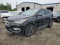 Salvage cars for sale at Savannah, GA auction: 2017 Hyundai Santa FE Sport