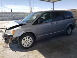 Salvage cars for sale from Copart Anthony, TX: 2016 Dodge Grand Caravan SE