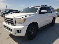 Salvage cars for sale at Grand Prairie, TX auction: 2012 Toyota Sequoia SR5