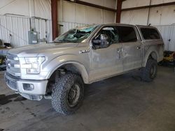 Salvage cars for sale at Billings, MT auction: 2015 Ford F150 Supercrew