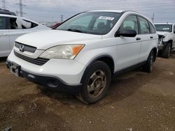 Salvage cars for sale at Dyer, IN auction: 2007 Honda CR-V LX