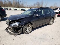 Salvage cars for sale from Copart Leroy, NY: 2014 Volkswagen Jetta TDI