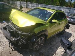 Salvage cars for sale from Copart Austell, GA: 2019 Hyundai Kona Limited