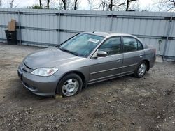 Salvage cars for sale at West Mifflin, PA auction: 2004 Honda Civic Hybrid