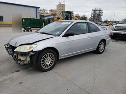 Salvage cars for sale from Copart New Orleans, LA: 2005 Honda Civic LX