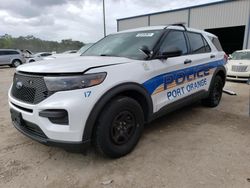 Flood-damaged cars for sale at auction: 2021 Ford Explorer Police Interceptor