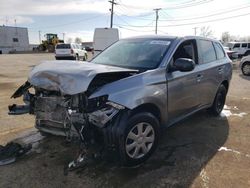 Salvage cars for sale at Chicago Heights, IL auction: 2014 Mitsubishi Outlander ES